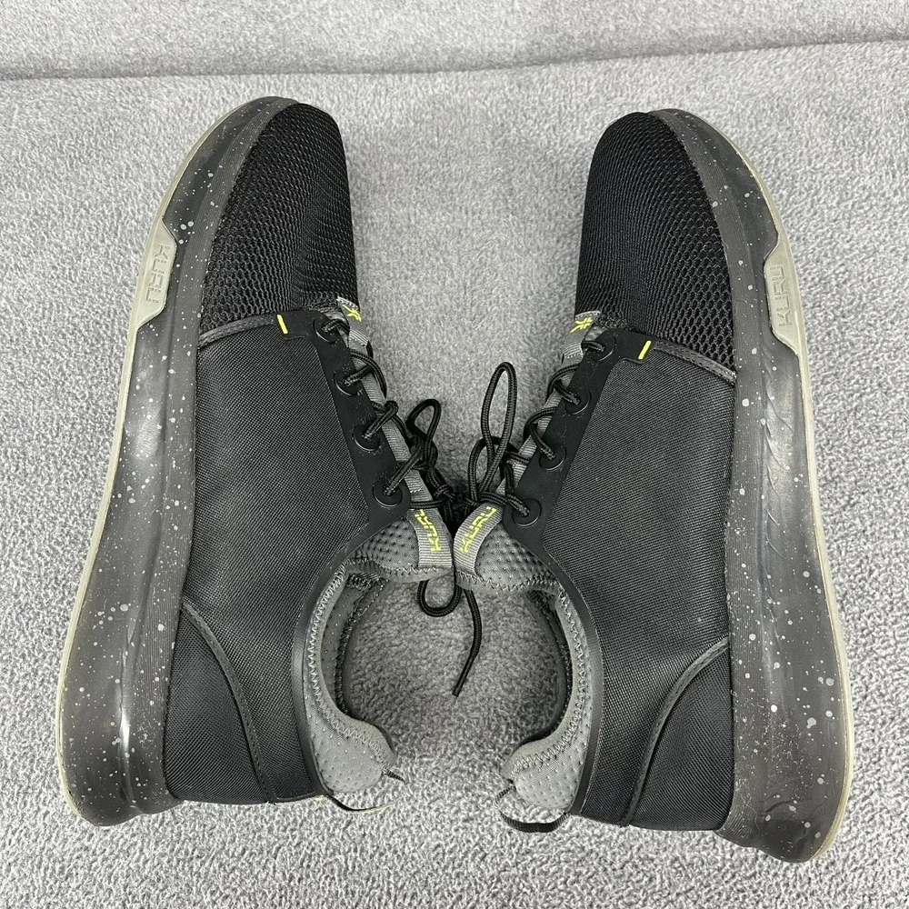 Kuru‎ Atom Mens Size 14 M Black Gray Athletic Running Walking Shoes Sneakers